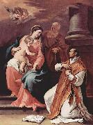 Sebastiano Ricci Heilige Familie und der Hl oil on canvas